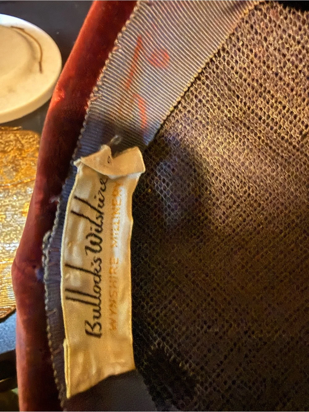N/A vintage burgundy